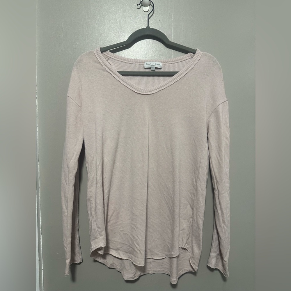 Michael Stars Blush Knit Women's Blouse